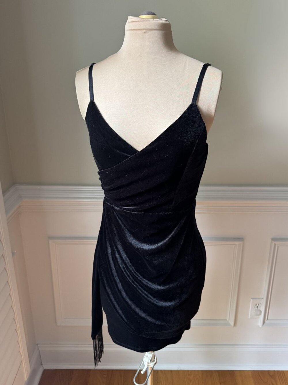 Speechless Black Velvet Semi Formal Dress - NWT - Size 7